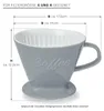 Creano Porzellan Kaffeefilter (Steingrau), Filter Größe 4 Produktbild-Vorschau 4