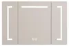 90cm Stylischer LED-Spiegelschrank, Wanderschrank – Produktbild-Vorschau 12