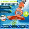 tillvex Poolsauger Orange/Anthrazit mit Akku & Produktbild-Vorschau 3