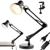 LUMILED lampada da tavolo classica lampada da lettura nera Anteprima dell’immagine prodotto 1