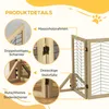 Dřevěná ohrada pro psy PawHut, ochranná mřížka na dveře, Náhled obrázku produktu 7