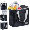 A collage of images showing a black Vilde cooler bag from different angles, with one image showing the bag open and filled with items. Anteprima dell’immagine prodotto