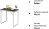 EUGAD Campingtisch Klapptisch auf Balkon, mit Griff, aus Produktbild-Vorschau 9