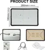A collage of images showing a full-spectrum LED grow light, its back, and its components, along with size dimensions. Náhled obrázku produktu