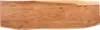 A wooden tabletop with a live edge. Produktbild-Vorschau