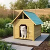 Mucola Hundehütte Outdoor 95CM wetterfest Hundekäfig Holz Produktbild-Vorschau 12