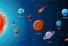 Muralo XXL Selbstklebende FOTOTAPETE KOSMOS Planeten Produktbild-Vorschau 2