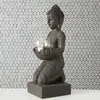 Boltze Buddha Figur mit Windlicht Statue aus Kunststoff, Produktbild-Vorschau 2