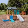 Step2 Woodland Adventure Spielhaus mit Rutsche | Kunststoff Produktbild-Vorschau 3