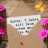 Mr. & Mrs. Panda Glückwunschkarte Spruch 3. Geburtstag Produktbild-Vorschau 3