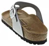 Birkenstock Gizeh Birko-flor Large Sandalen Silber EU 38 Produktbild-Vorschau 76