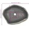 vidaXL Umywalka z kamienia rzecznego owalna 45-53 cm - Podgląd zdjęcia produktu 13