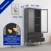 Mein-Regal Vitrine Paris aus Metall mit Schubladen und Produktbild-Vorschau 4