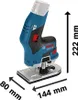 Router a batteria Bosch GKF 12V-8 con mandrino e chiave di Anteprima dell’immagine prodotto 15