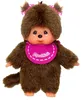 Mädchen rosa Anhänger | 10 cm Monchhichi Sekiguchi | Produktbild-Vorschau 2