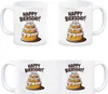 Bierkuchen Happy Biersday Kaffeebecher für Biertrinker zum Produktbild-Vorschau 4