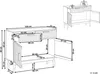 BELIANI Sideboard Hellbraun Holz u. MDF-Platte Holzoptik Produktbild-Vorschau 3