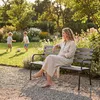 di volio Gartenbank FORIO - Grau, Wetterfeste Bank für Produktbild-Vorschau 5