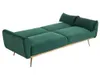 Schlafsofa Klappsofa 3-Sitzer - Samt - Tannengrün - LAUNEI Produktbild-Vorschau 4