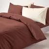 HOMESCAPES Literie marron densité 200 fils, 230 x 220 cm Voir les images du produit 5