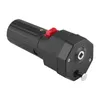 A black electric grill motor with a red button is shown against a white background. Produktbild-Vorschau