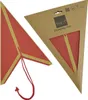 Poinsecja papierowa 45 cm czerwona z 7 punktami - Dekoracja Podgląd zdjęcia produktu 5