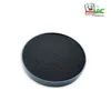 A round, black filter with a gray rim, placed on a white background. Náhled obrázku produktu