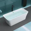 Mai & Mai freistehende Acryl-Badewanne Standbadewanne Weiß Produktbild-Vorschau 1