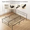 Bett 140 x 200 cm, Bettgestell Metall mit Kopfteil, Produktbild-Vorschau 11