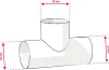 Pipetec Press-T-Stück allseitig 20 x 2 mm für Alu Produktbild-Vorschau 3