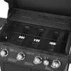 TAINO BRANDO 4+1 Gasgrill 4 Brenner Seitenkocher BBQ Produktbild-Vorschau 9