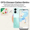 A smartphone is shown with a map application open, illustrating its GPS capabilities. The phone is positioned next to a graphic of a satellite and a map icon. Produktbild-Vorschau