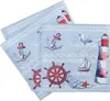 Sovie HORECA Serviette Meeresbrise in Blau aus Linclass® Produktbild-Vorschau 2