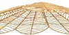 A close-up view of a woven pendant light fixture. Produktbild-Vorschau