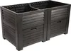 Hochbeet mit Stauraum | 150 x 76 x 78 cm | in Anthrazit Produktbild-Vorschau 6