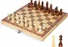 ÉCHECS EN BOIS JEU DE Dames CLASSIQUE BACKGAMING 3 EN 1 XXL Voir les images du produit 2