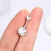 14G 925 strieborný piercing do pupka zlatý titánový Náhľad obrázku produktu 6