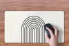 MuchoWow® Mauspad Mousepad Regenbogen - Schwarz - Weiß Produktbild-Vorschau 3