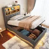STILVORA 90x200 Polsterbett mit Nachttisch und USB Produktbild-Vorschau 3