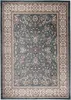 A top-down view of a rectangular rug with a classic floral pattern. Voir les images du produit