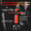 HOMCOM Sac de frappe sur pieds punching ball brunier 3 en 1 Voir les images du produit 3
