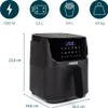 Princess Digitale Heißluftfritteuse 3.5L 1350W 10 Programme Produktbild-Vorschau 4