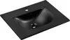 Waschtisch 60 cm in Eiche mit schwarz, LONDON-56-BLACK, mit Produktbild-Vorschau 7