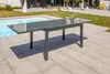 Ausziehbarer Gartentisch 10 P, Aluminium/Glassplatte Produktbild-Vorschau 2