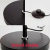 Lampadaire design métal 3 spots noir-doré vintage retro Voir les images du produit 7