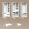 Kleiderschrank Livinity Trento Weiß 3er Set, Model 58975 Produktbild-Vorschau 3