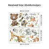 Wandtattoo mit Waldtieren, Wandtattoo für Kinderzimmer, Produktbild-Vorschau 4