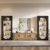 Bücherregal, 5-stöckig Standregal, 180 cm Regal, gewölbt, Produktbild-Vorschau 7