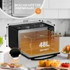 HOMELUX Minibackofen mit Kochplatten und HäHnchengrill, 48L Produktbild-Vorschau 6