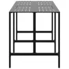 Bartisch Schwarz 200x100x110 cm Pulverbeschichteter Stahl Produktbild-Vorschau 4